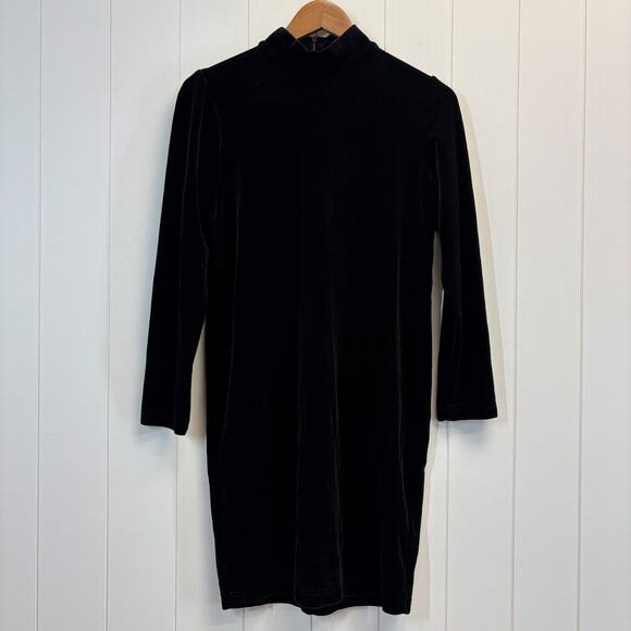 Vintage Ronni Nicole Womens Whimsigoth Witchy Velvet Mini Dress Size 4 Brown - Picture 1 of 8